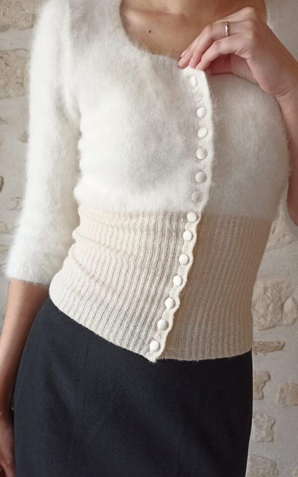 Anna Molinari Angora Cardigan 1995