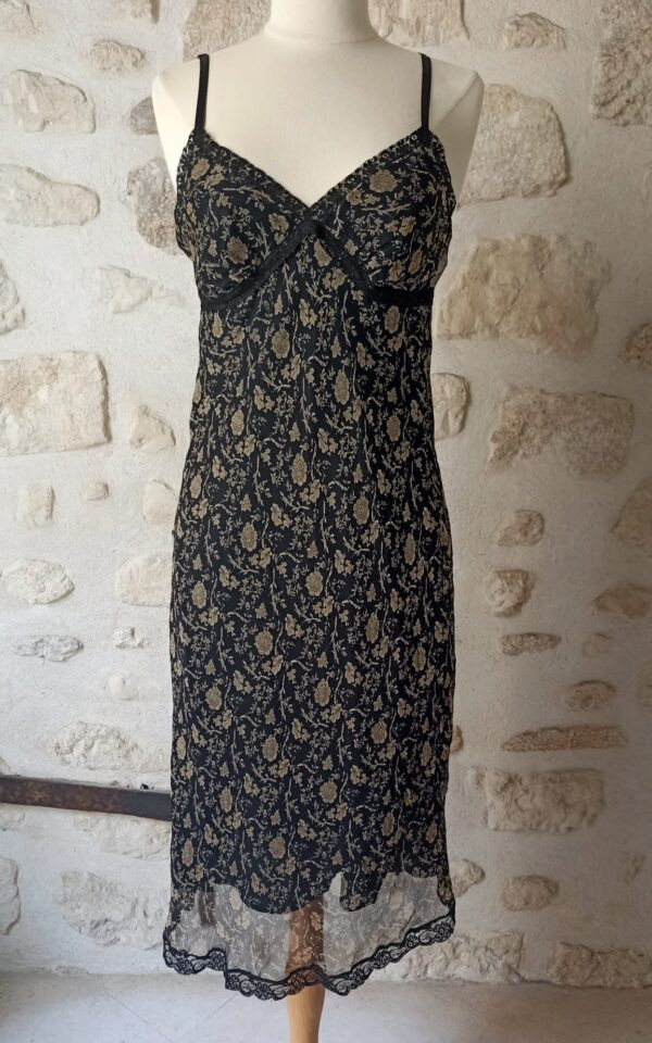 Massimo Rebecchi Silk Floral Slip Dress