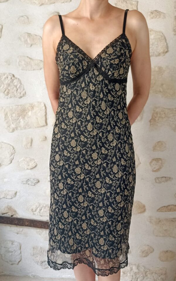 Massimo Rebecchi Silk Floral Slip Dress