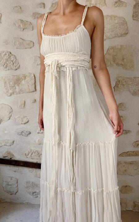 Lolita Lempicka Silk Goddess Maxi Dress