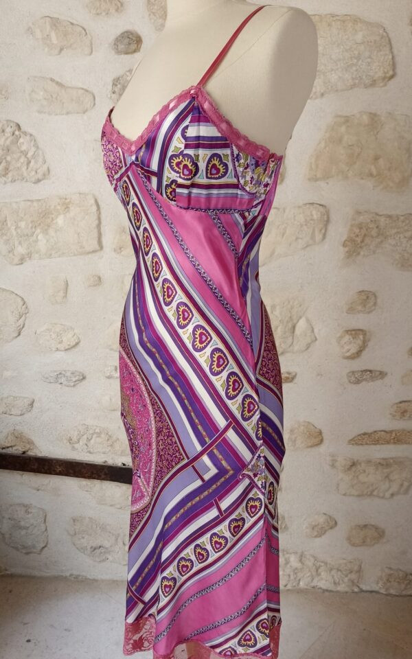 Maje Boho Paisely Print Pink Dress