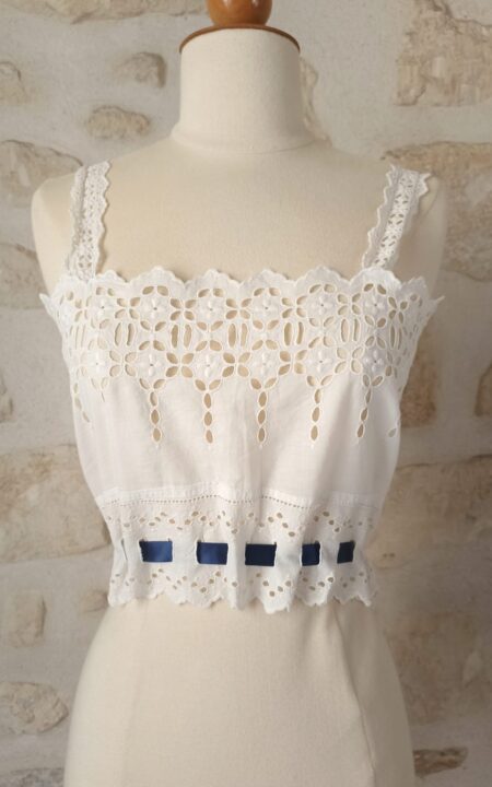 Eyelet Lace Corset Cover