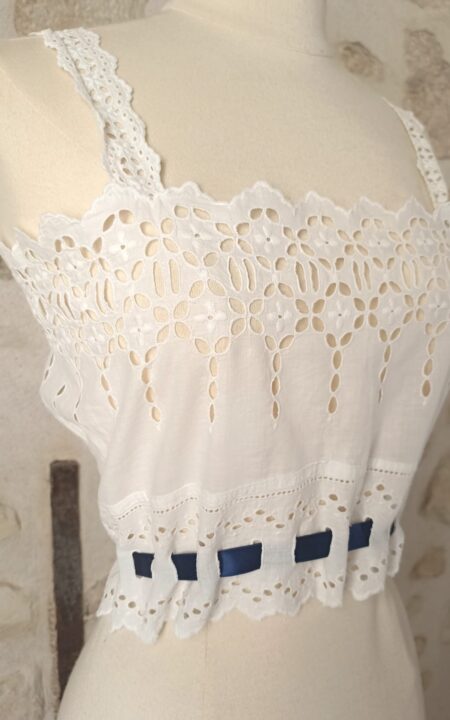 Eyelet Lace Corset Cover