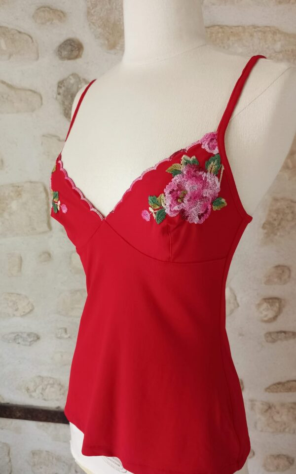 Capucine Puerari Embroidered Floral Camisole