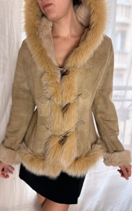Luisa Spagnoli Fur Afghan Coat
