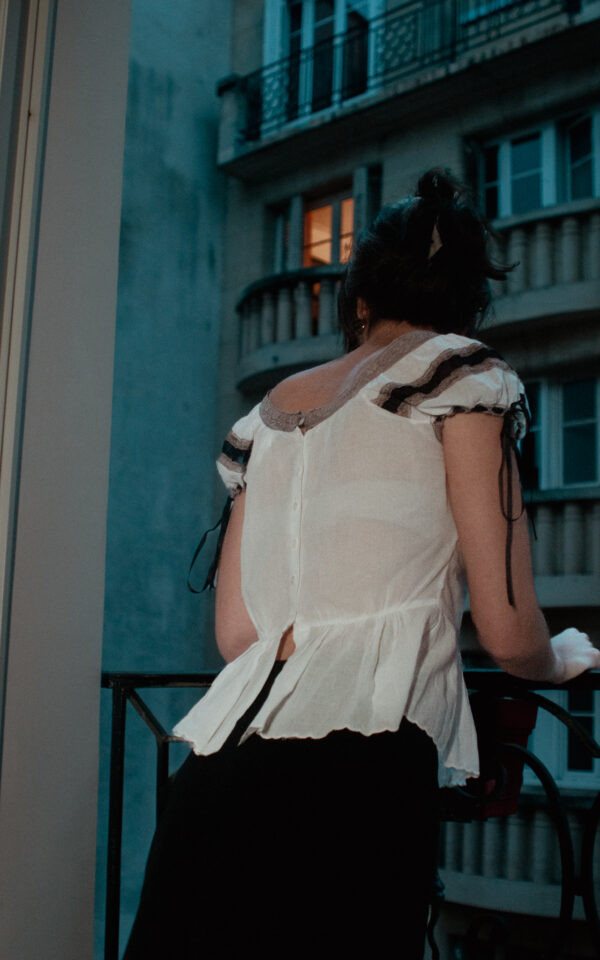 Dolce & Gabbana 2006 Lace Milkmaid Blouse