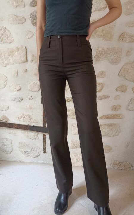 Yves Saint Laurent Haute Couture Wool Pants