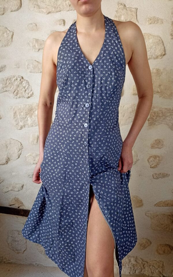 Vintage Laura Ashely Button Down Floral Dress