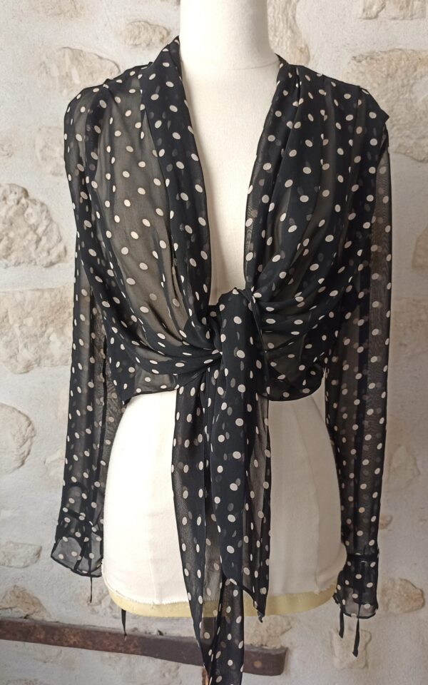 Lolita Lempicka Wrap Silky Blouse