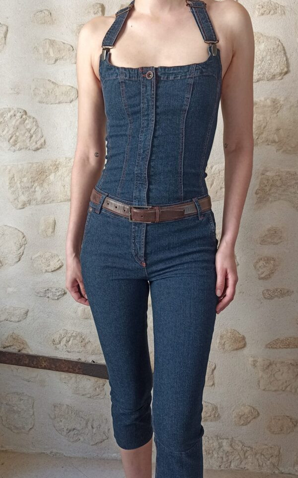 Vintage Plein Sud Denim Jumpsuit
