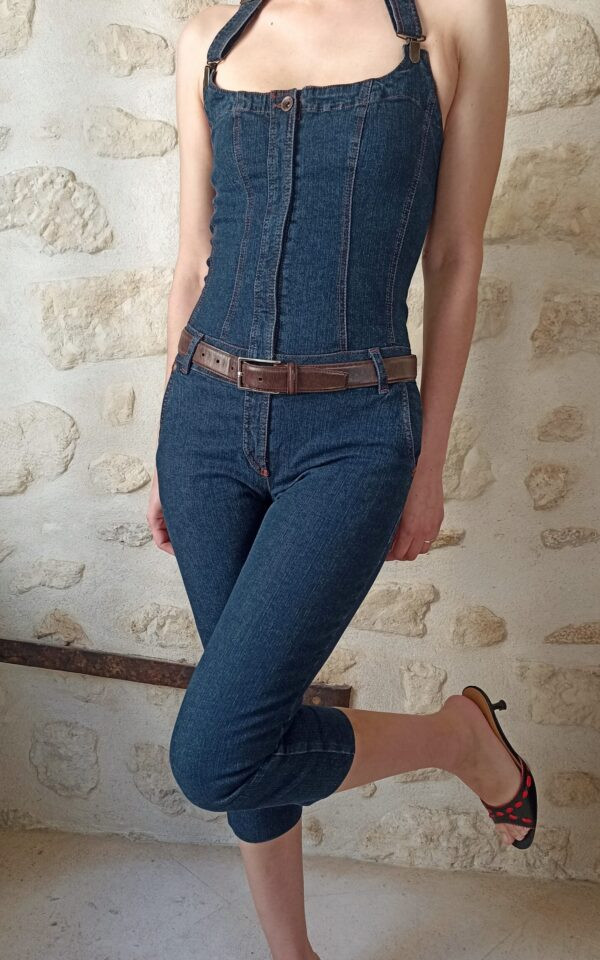 Vintage Plein Sud Denim Jumpsuit