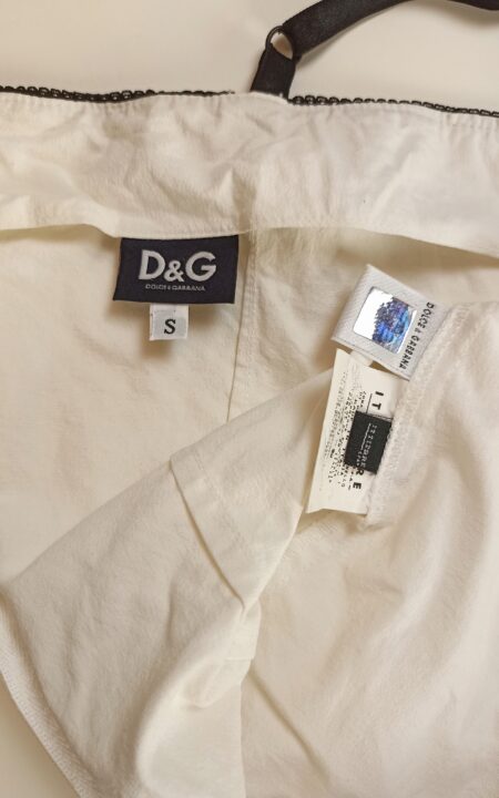 Dolce & Gabbana White Bustier