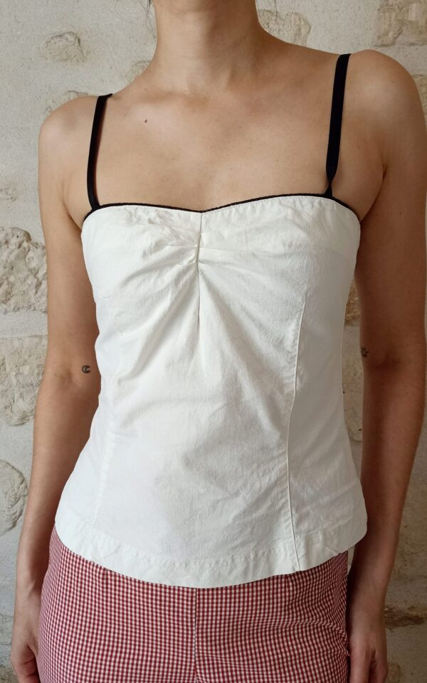 Dolce & Gabbana White Bustier