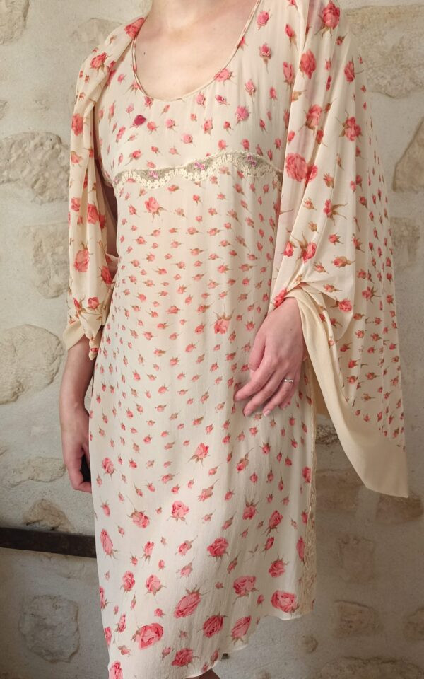Blumarine 2000 Spring Summer Roses Shawl