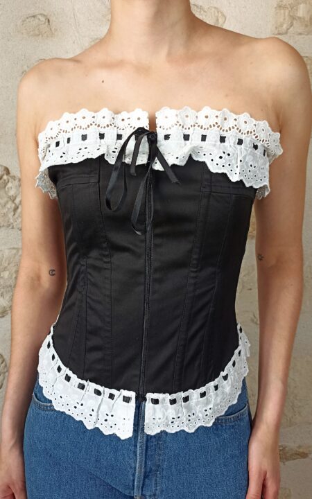 Luisa Spagnoli Eyelet Lace Corset