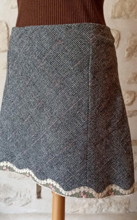 Blumarine Wool Mini Skirt