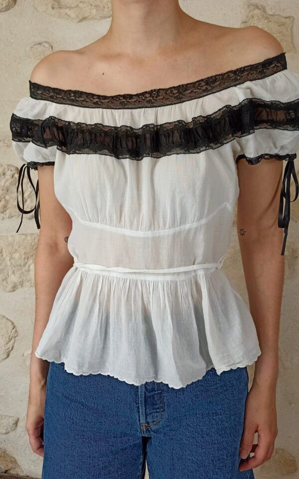 Dolce & Gabbana Milkmaid Blouse 2006 Collection