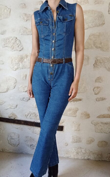 Plein Sud Vintage Denim Jumpsuit