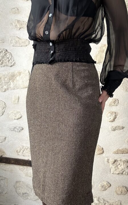 Dolce & Gabbana 90’s Tweed Wool Skirt