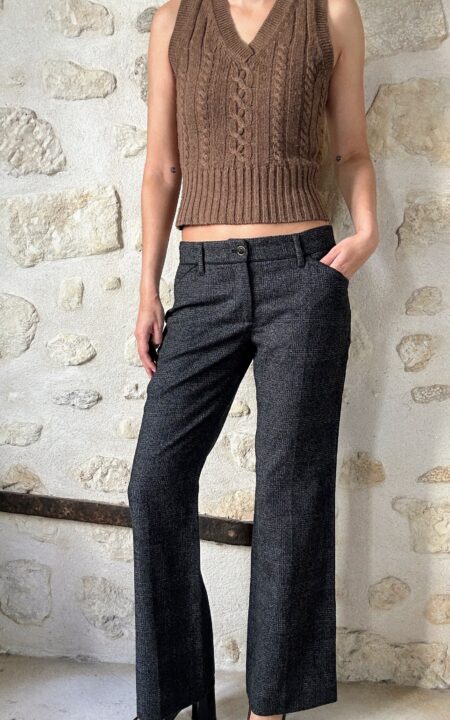 Dolce & Gabbana Tweed Wool Pants