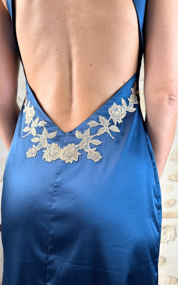 La Perla Backless Satin Gown