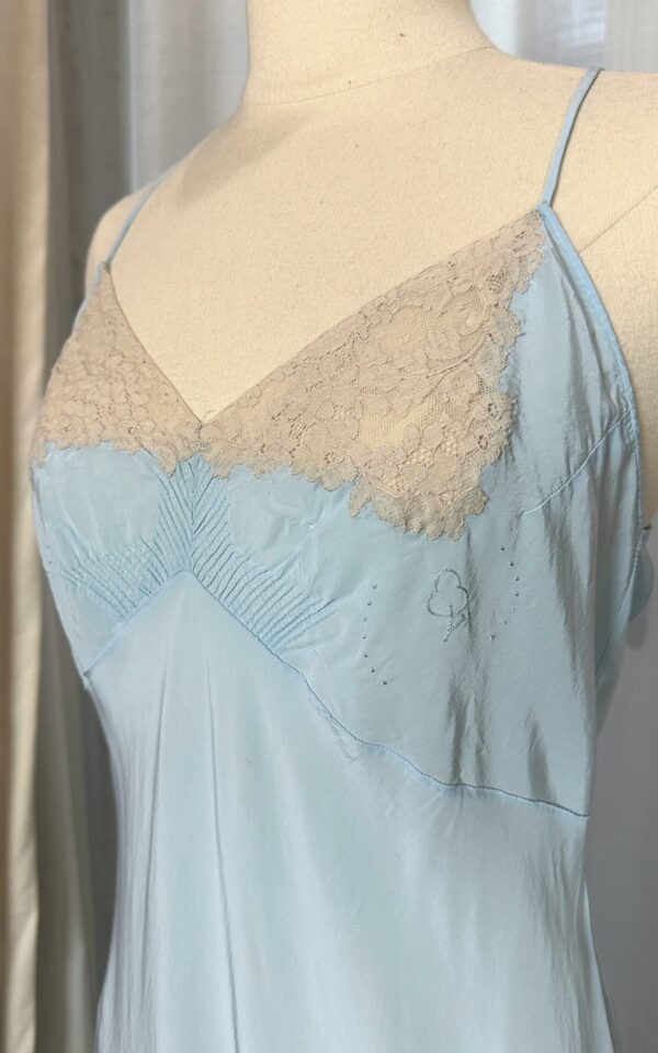 Baby Blue Vintage Slip Dress