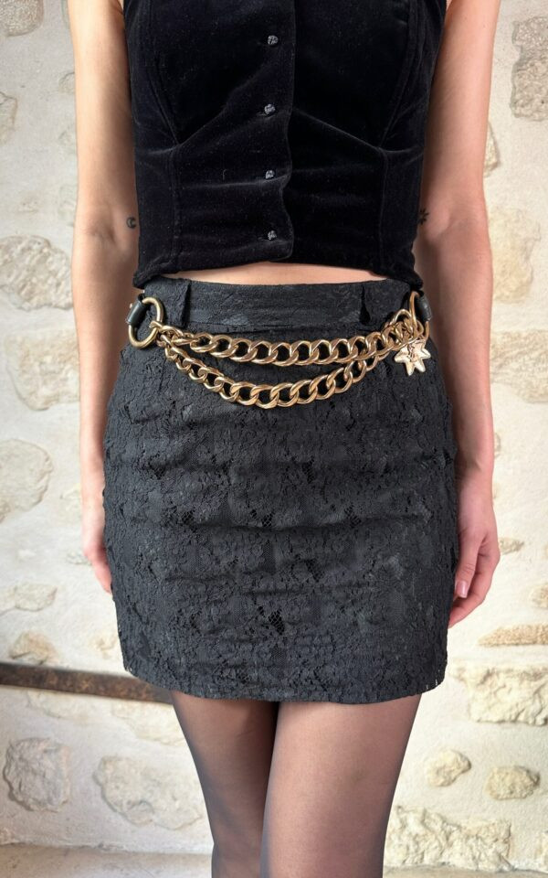 Dolce & Gabbana Lace Mini Skirt