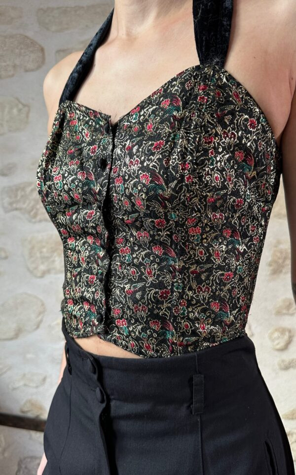Lurex 90’s Corset Bustier