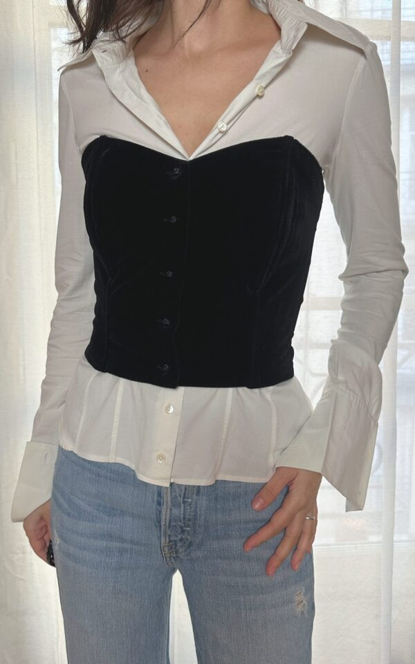 Vintage Velvet Bustier