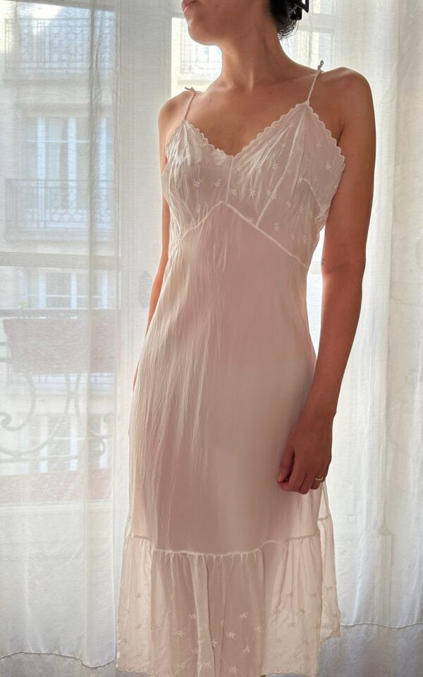 Vintage White Slip Dress