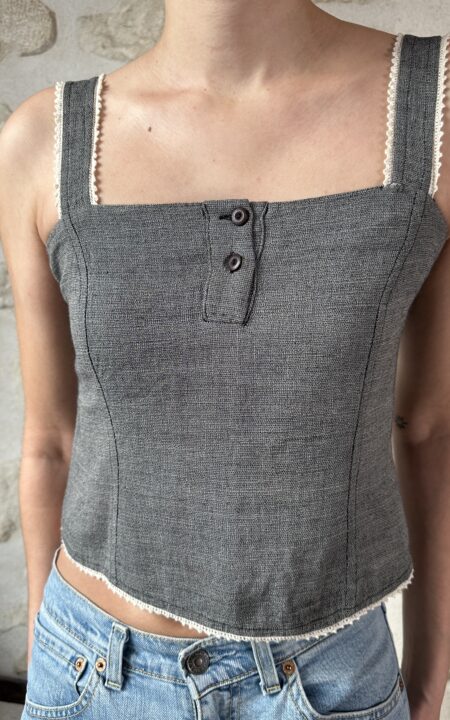 Italian Bustier Top