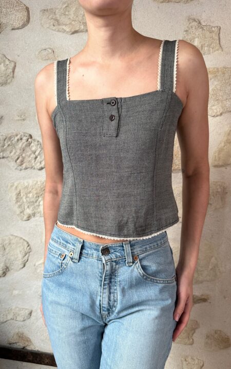 Italian Bustier Top