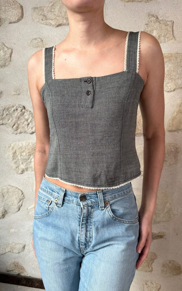 Italian Bustier Top