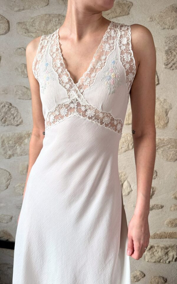 Vintage Floral Slip Dress