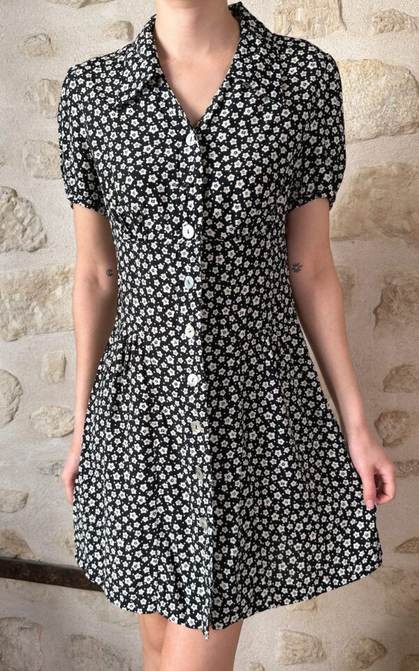 90’s Button Down Floral Dress