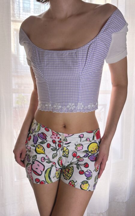 Chantal Thomass Gingham Corset Bustier