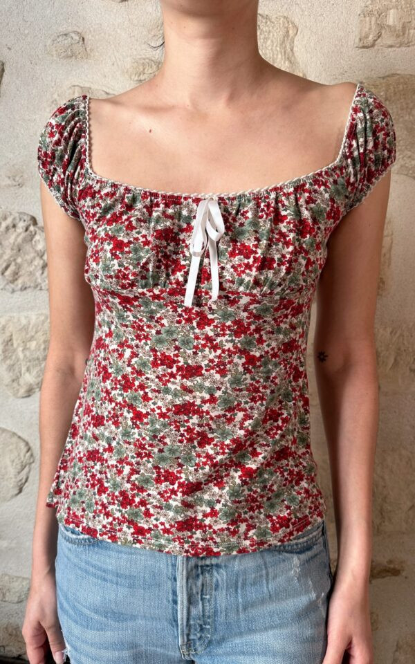 Floral Milkmaid Blouse