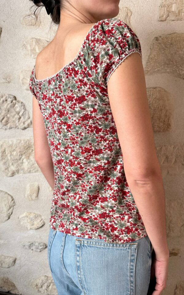Floral Milkmaid Blouse
