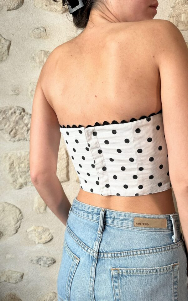 French Polka Dot Corset