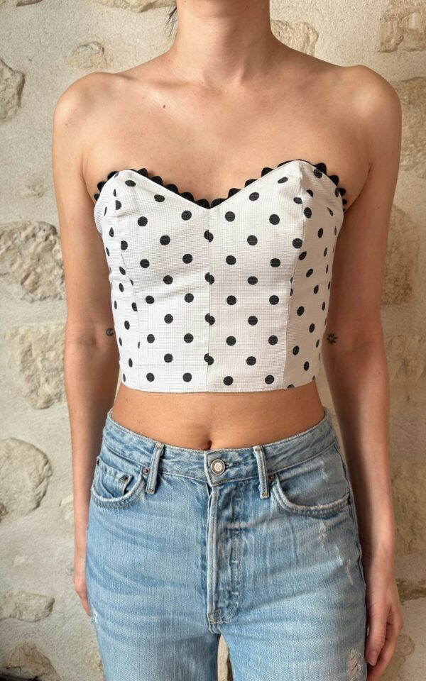 French Polka Dot Corset
