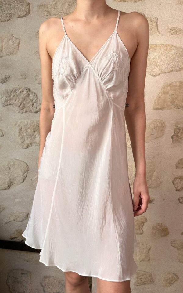 Mini French Slip Dress