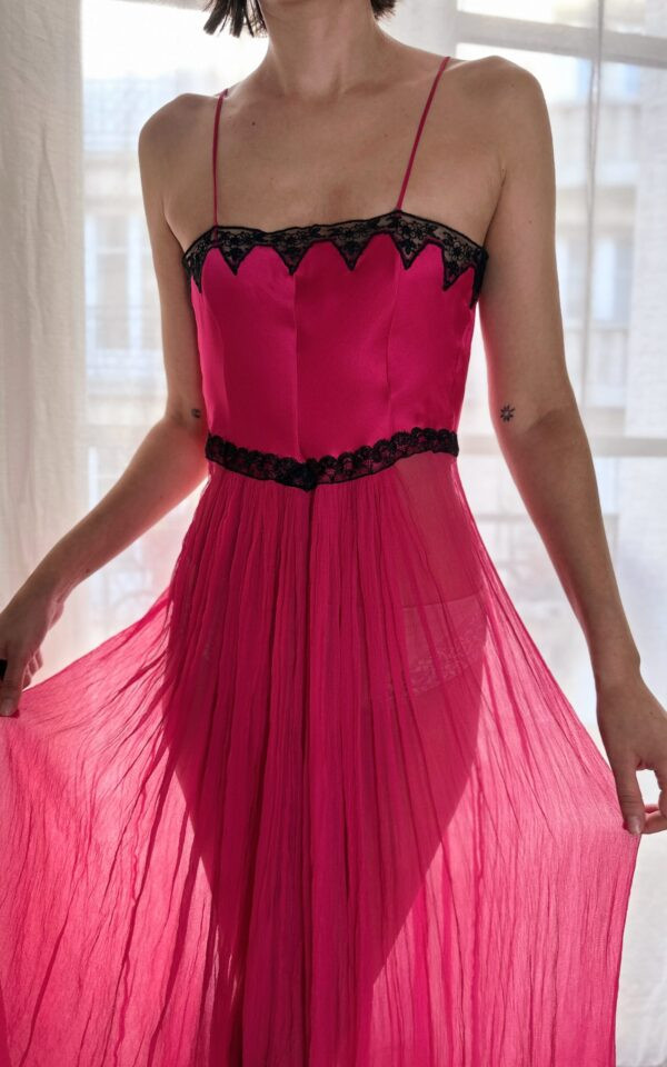 Pure Silk Corset Slip Dress