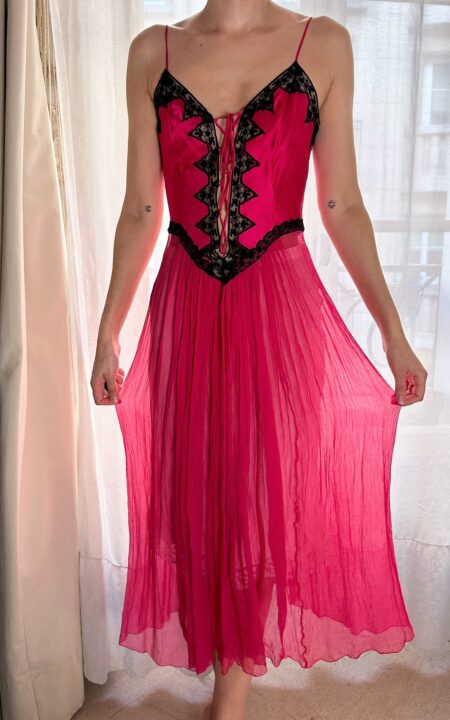 Pure Silk Corset Slip Dress