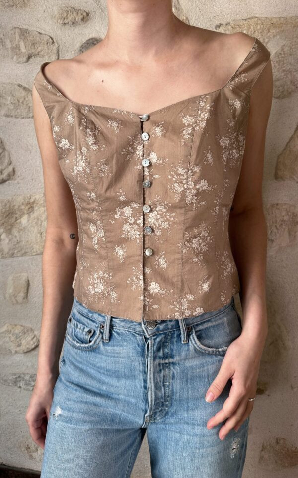 Vintage Cacharel Corset Top