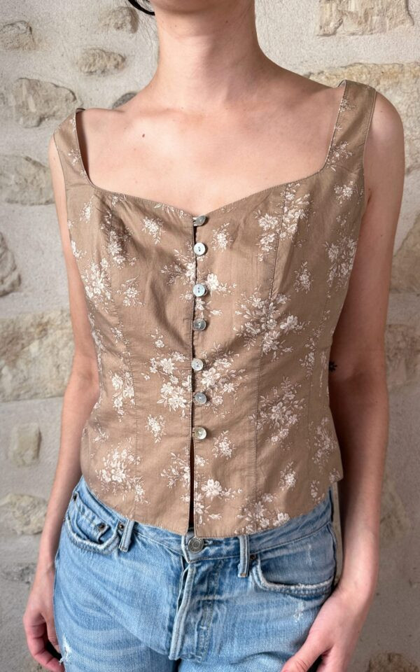 Vintage Cacharel Corset Top