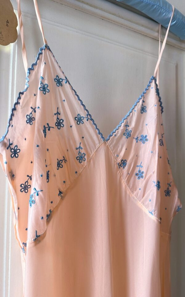 Vintage French Floral Slip Dress