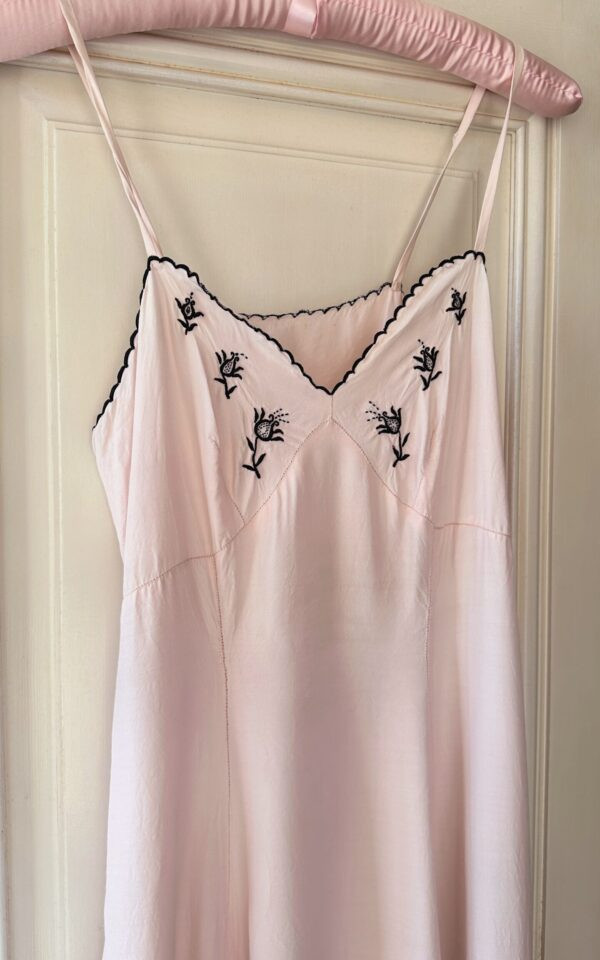 Vintage Princess Pink Slip Dress