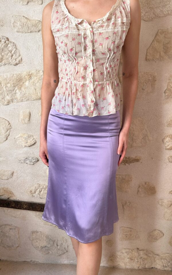 Vintage Valentino Silk Skirt