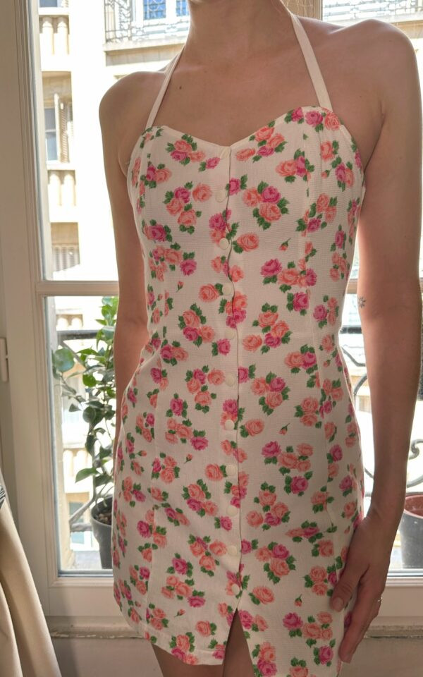 French 90’s Floral Dress