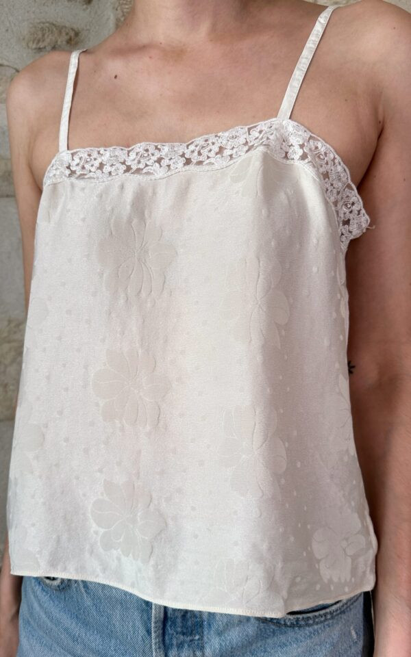 Pure Silk French Lace Top